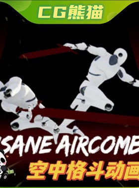 UE4虚幻5 Insane Aircombo AnimSet 人物持剑格斗战斗动画