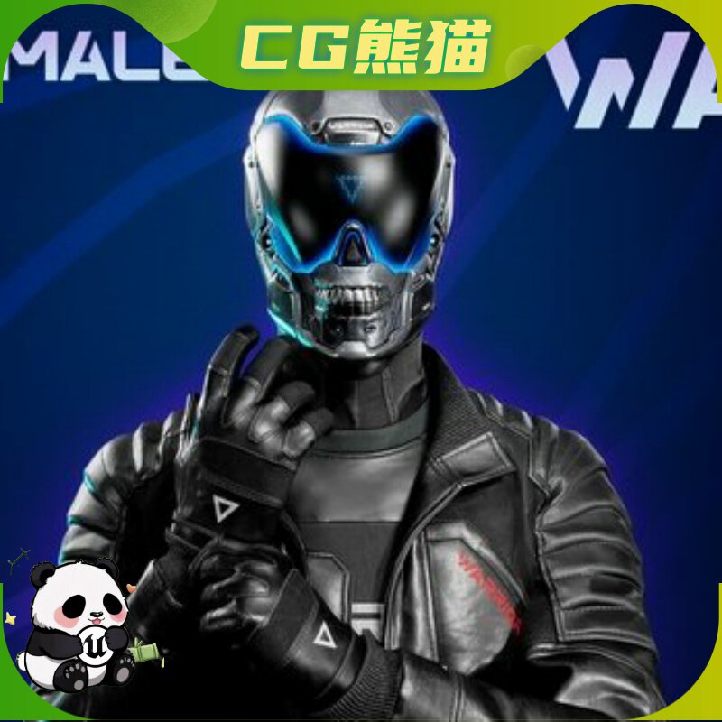UE5虚幻5 Sci-Fi Warrior - Male 科幻赛博未来男性战士角色