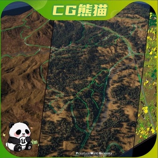 UE5.5-5.7 Procedural World Generator v1.1程序化世界场景生成