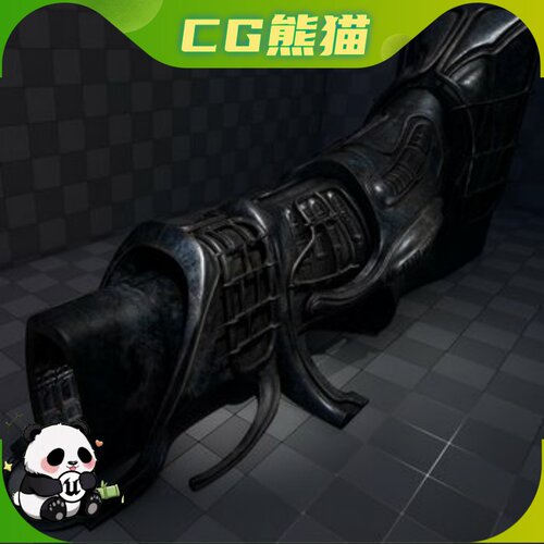 UE5.1-5.8 Ancient Sci-Fi Gate 古老科幻门模型  乐器咨询