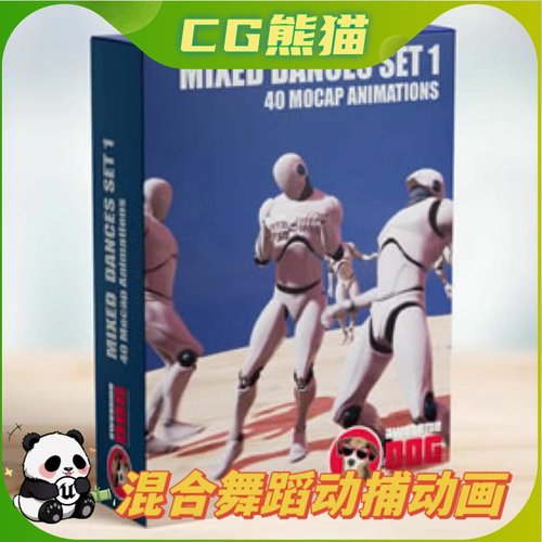 UE4虚幻5 Mixed MoCap Dance Set 1 混合舞蹈跳舞动捕动画 - 封面