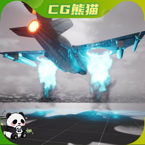 UE5.3-5.8 VTOL Thrusters Niagara Fluids 起降推进器流体特效