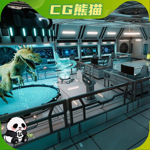 UE5虚幻5 Sci-Fi Creatures Research Lab 科幻生物研究实验室
