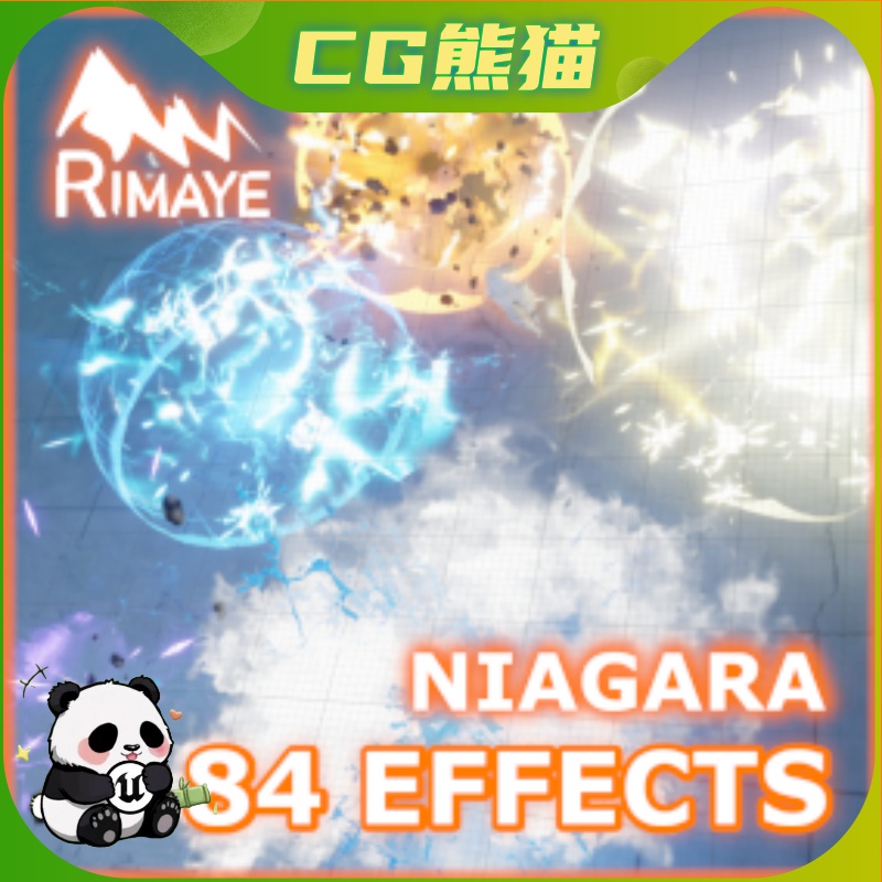 UE4虚幻5 NIAGARA : Stylized Explosions VFX PACK 风格化爆炸