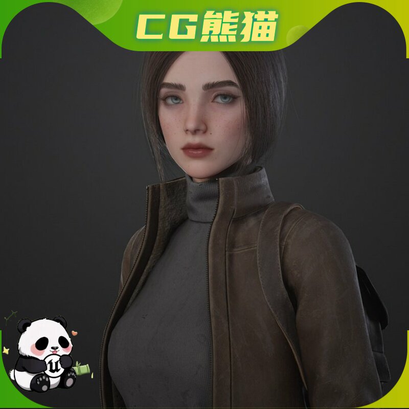 UE5虚幻5 Survival Girl Laraine 生存游戏求生女孩角色模型