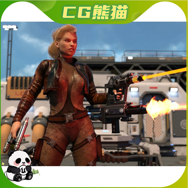 UE4虚幻5 Sci-Fi Dual Weapons 科幻双手武器