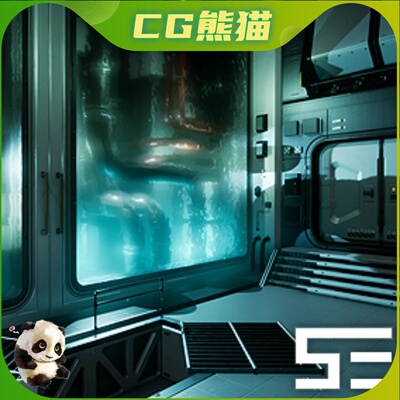 UE4虚幻5 Modular SciFi: Engineer Hallways Vol. 2 科幻通道