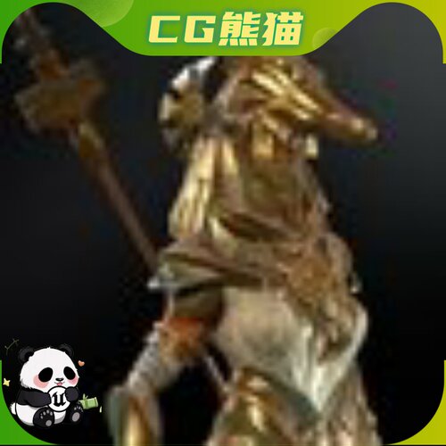 UE5虚幻5 Amat 古埃及神阿玛特角色模型