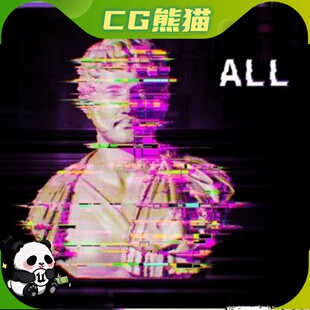 UE5虚幻5.0-5.8 All Glitches 科幻故障花屏效果材质