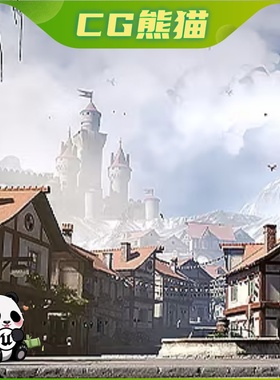 UE5虚幻5 Modular Medieval Town Medieval Town 模块中世纪小镇