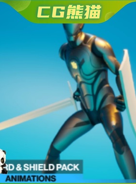 UE5虚幻5 260 Sword and Shield Mocap Animations 剑盾动捕动画