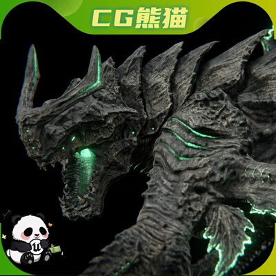 Blender+Zbrush+FBX 怪物怪兽角色模型 Kaiju Alien Creature