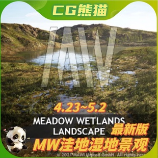 Wetlands UE4虚幻5 Meadow 草地湿地沼泽 Landscape V3.3.0