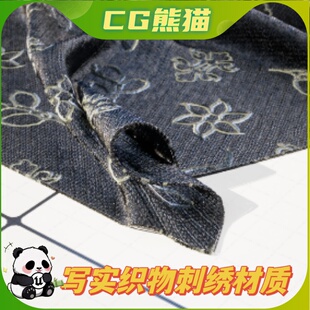 UE5 Realistic Fabric Embroidery Material Pack 4K - ornament