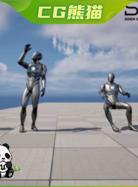 UE5虚幻5 Social NPC Animations 社交NPC互动动画动作包
