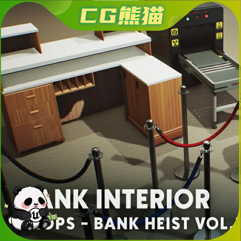 UE4虚幻5 Bank Heist - VOL.1 银行抢劫作案工具相关道具