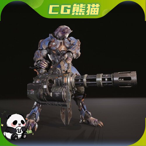 UE5虚幻4 TP Animations Gatling 游戏加特林动画