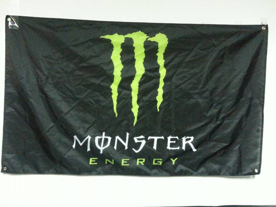Monster Poster Banner 90*150cm 装饰旗子 赛车手旗子 鬼爪旗子|msdalam kategori Kamus elektronik/buku kertas elektronik/alat tulis, demonstrasi pengajaran/bekalan notis paparan, banner - dari Buy2taobao.com untuk memberikan perkhidmatan ejen Taobao profesional membeli