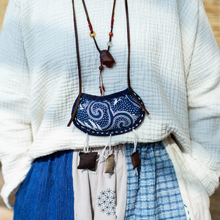 听花香归野 0214PS 自制全手工缝制艾绒香包香囊