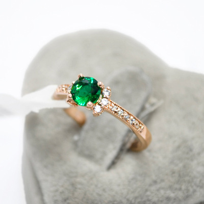 合金饰品水晶点缀百搭韩版戒指