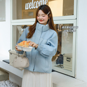 大码 轻薄羽绒服外套 防风立领短款 百分百女装 微胖mm秋冬时尚