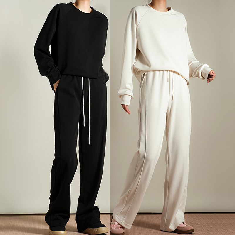 潮搭酷炫运动百搭卫衣套装女