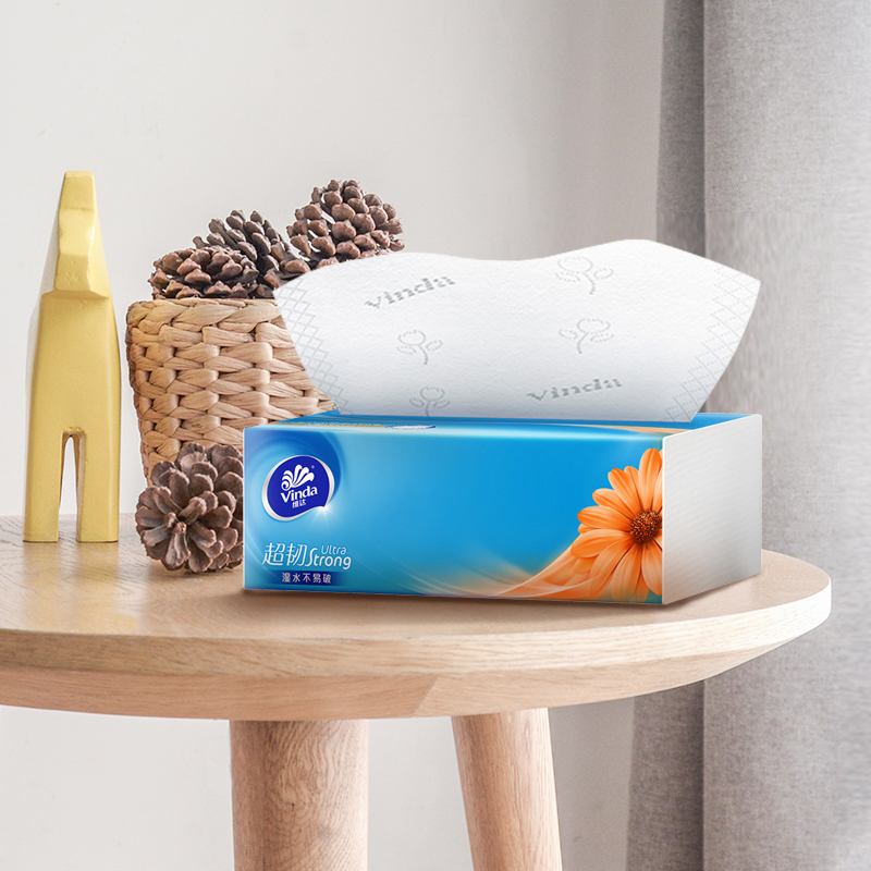 维达超韧S码抽纸3层100抽1包