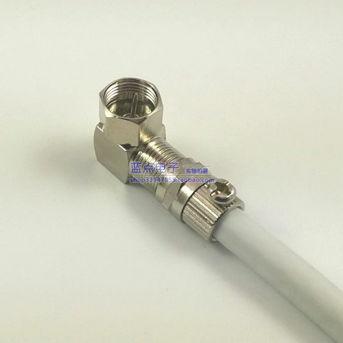 全铜螺丝公制F头90度直角接头