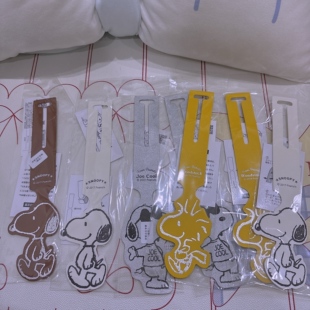 现货日系卡通小狗行李牌可爱创意外出旅行箱包吊牌行李箱挂牌