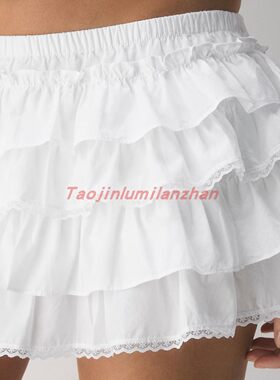 ATZ松紧腰蛋糕裙半身裙迷你裙Theo Poplin Skort 123948