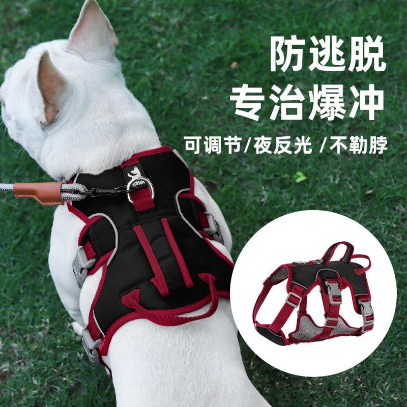 宠物牵引绳防逃脱狗狗牵引绳反光