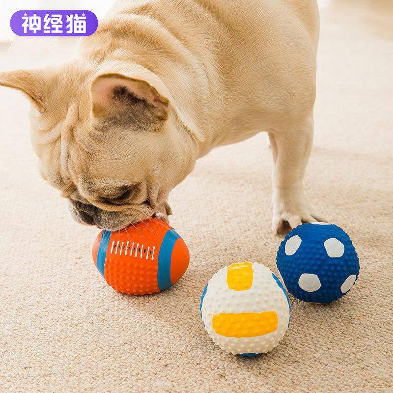 宠物乳胶发声玩具磨牙耐咬解闷