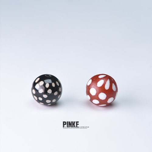 天珠玛瑙配珠复古风满天星搭串diy手工单珠10mm散珠文玩珠串隔珠