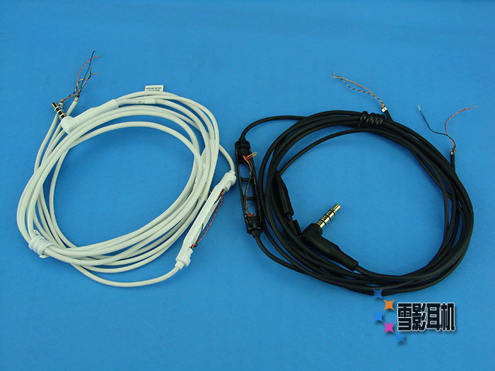 DIY原装cx2.00G/I耳机线材安卓iOS线控音量加减带麦通话半成品线