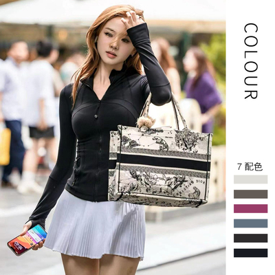 瑜伽外套女defing运动夹克