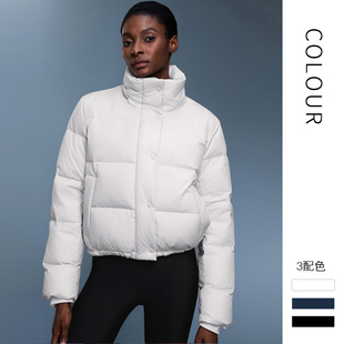Wunder puff高端短款连帽羽绒服女冬季新款加厚保暖面包服外套