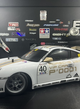 Tamiya田宫保时捷911 GT3 CUP08 TT01E 电动遥控平跑车 47429