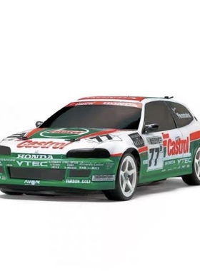 田宫TAMIYA 1/10本田 civic Castrol VTi EG6190mm车壳 51421