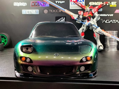 田宫 TAMIYA 1/10 马自达 RX-7 车壳 轴距257mm 51270 翻灯