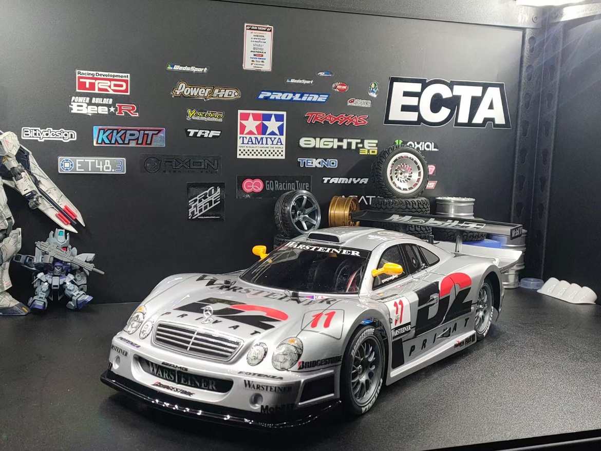 Tamiya田宫47437 1/10遥控1997MERCEDES CLK-GTR奔驰平跑TT01
