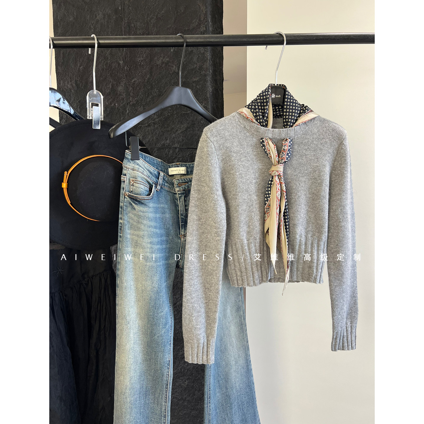 特价捡漏！小众/可拆丝巾领结 全羊毛打底单穿复古针织毛衣冬新款,女装/女士精品,毛衣,淘宝优惠券,粉丝福利购,淘宝优惠卷