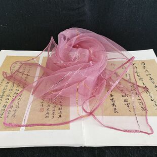 特价丝巾大方巾欧根纱围巾纱巾新疆头巾女防晒防风沙披肩纯色百搭