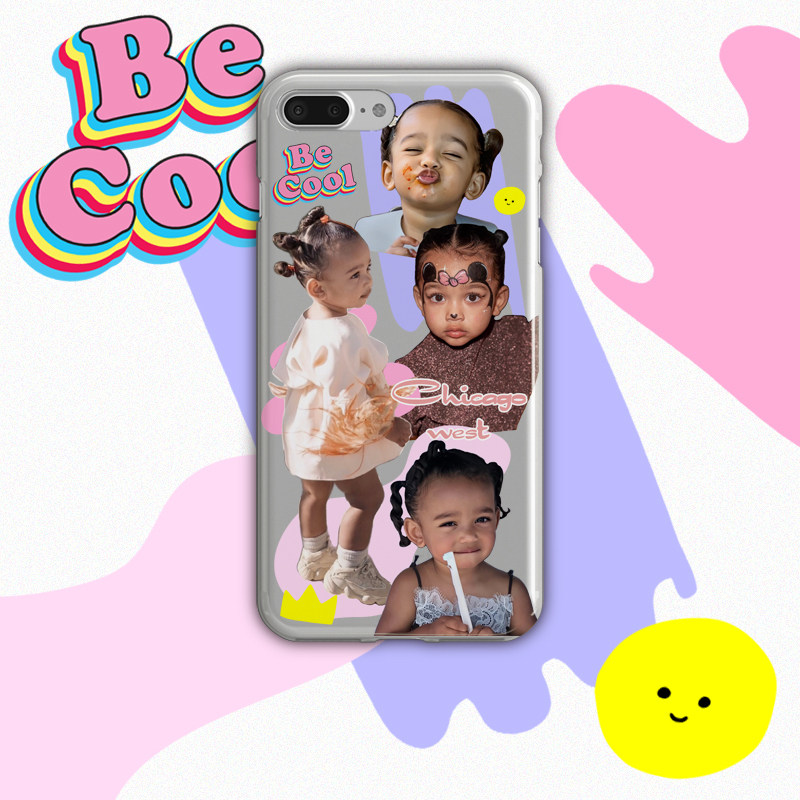 kim卡戴珊chicagowest 适用于苹果11promax/xr/7/8p chichi手机壳