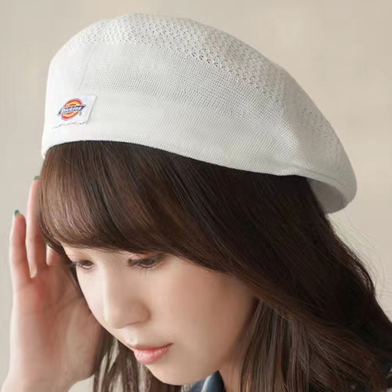dickies 日本同步贝雷帽日版反戴鸭舌帽子女春夏日系文艺画家帽