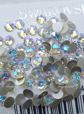 奥地利平底闪烁白001SHIM 美甲华子 工艺品镶钻 项链耳环补钻施家