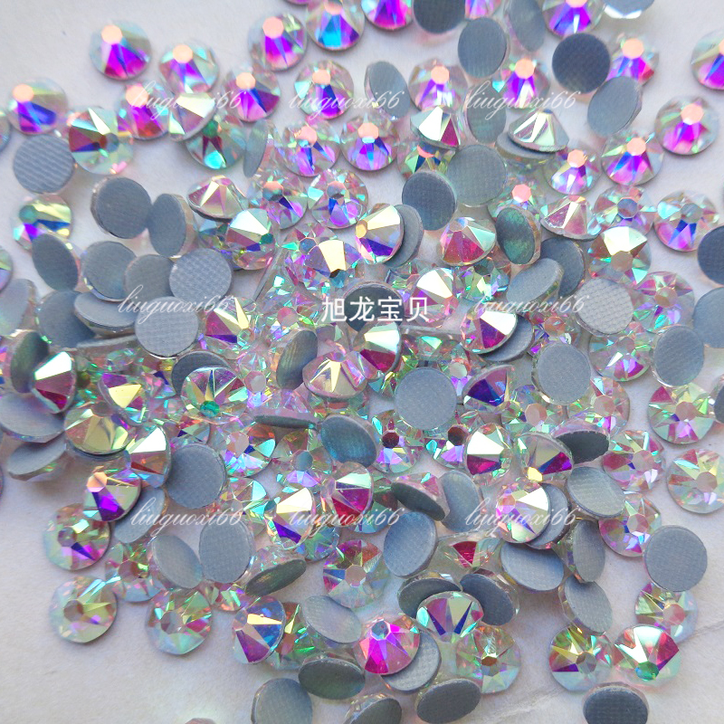 超精烫钻AB白16切面DIY手工