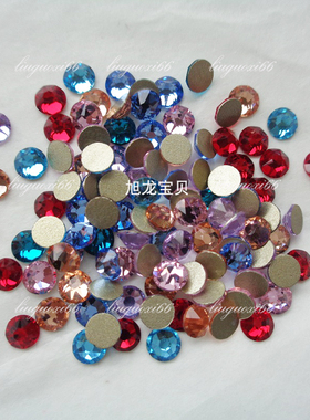 整包超精8大8小SS16约4MM DIY手工配件美甲镶钻指甲贴水钻16切面