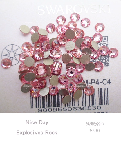 Австрийский квартир -Стоимный розовый розовый розовый 223 легкая роза Красный гвоздь август алмаз буровой буровой доспехи