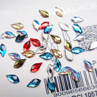 奥地利平底2205花瓣钻美甲奥钻施家水钻镶钻DIY新娘甲片桃滴异形