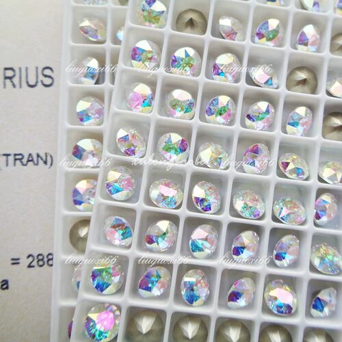 奥地利尖底闪光白001TRAN白金色 DIY饰品美甲美睫 华子钻施华洛钻
